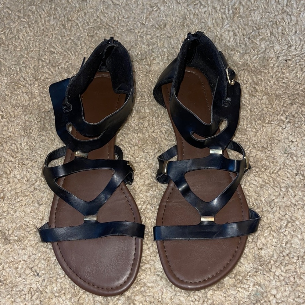 Black sandals